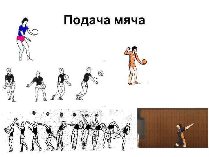 Подача мяча 