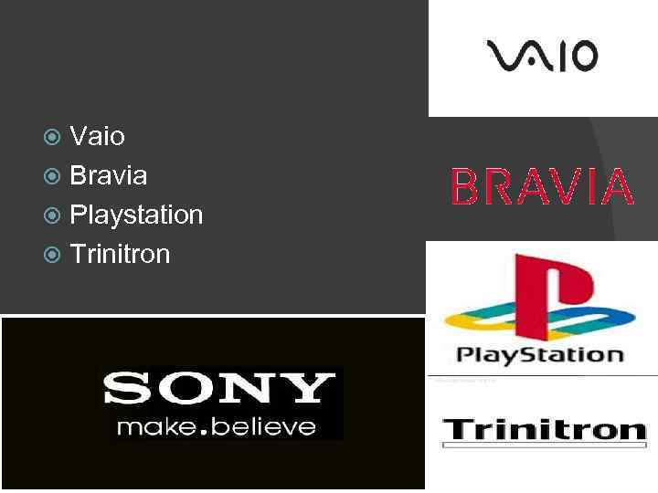 Vaio Bravia Playstation Trinitron 