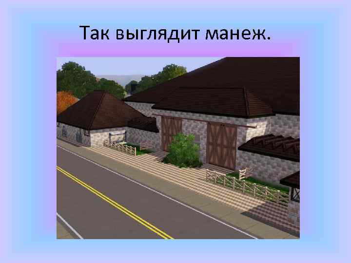 Так выглядит манеж. 