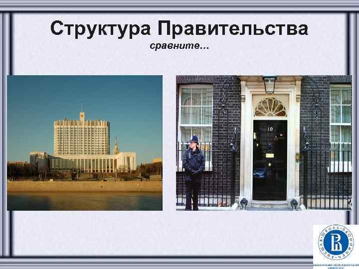 Структура Правительства сравните… 