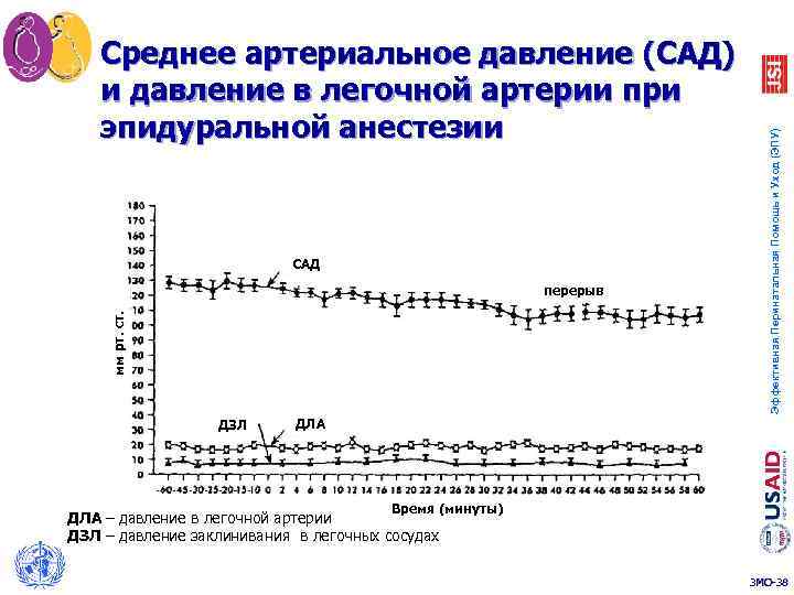 САД мм рт. ст. перерыв ДЗЛ Эффективная Перинатальная Помощь и Уход (ЭПУ) Среднее артериальное