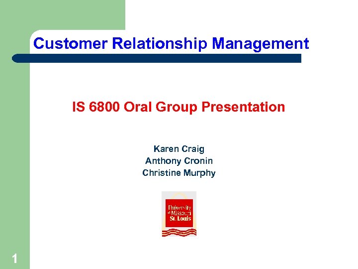 what is an oral group presentation