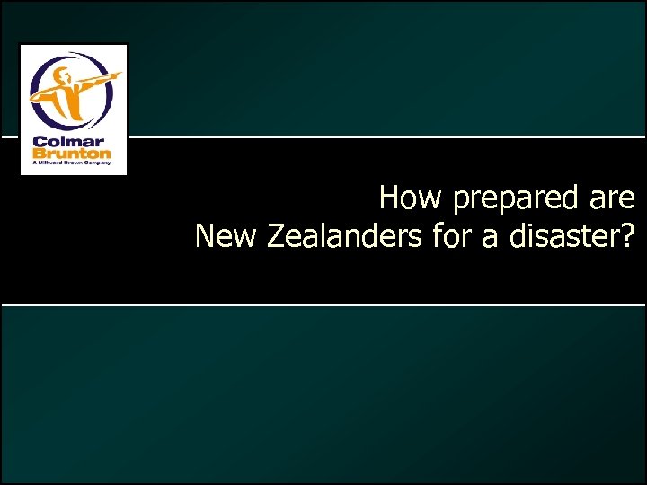 How prepared are New Zealanders for a disaster? 