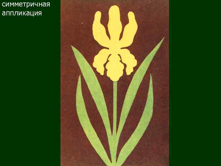 симметричная аппликация 