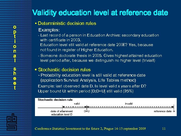 Validity education level at reference date o p t i o n a l
