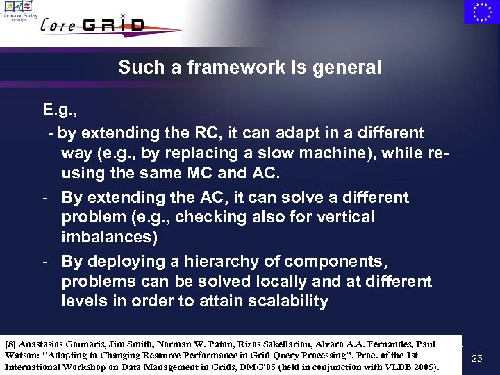 Such a framework is general E. g. , - by extending the RC, it