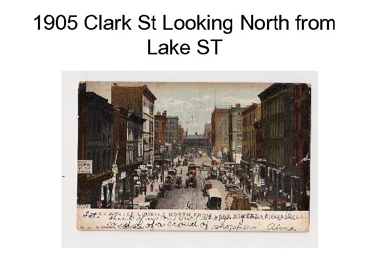 1905 Clark St Looking North from Lake ST 