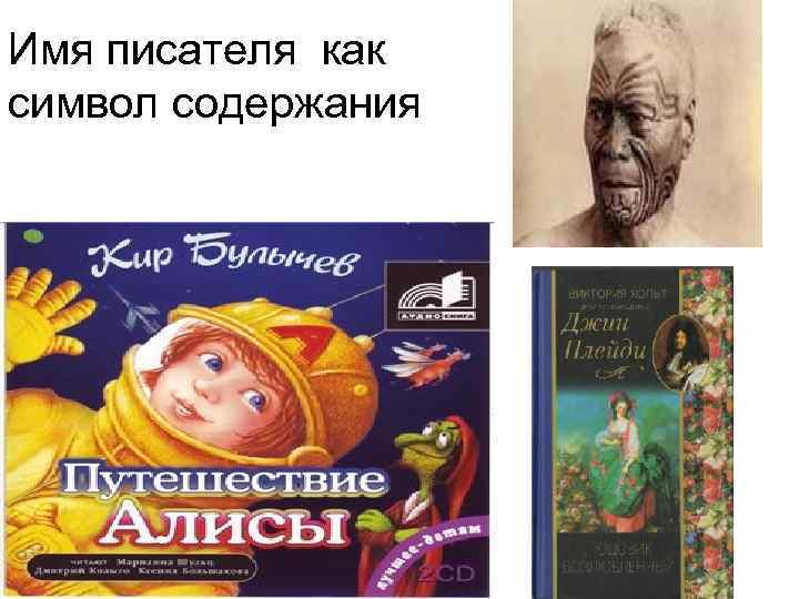 Имя писателя как символ содержания 