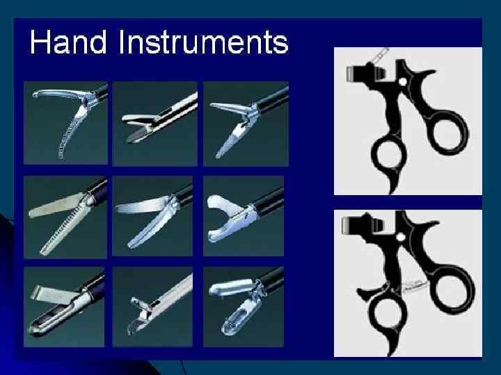Кафедра эндоскопии, общей и эндоскопической хирургии ГОУ ДПО КГМА Инструменты для лапароскопической хирургии 