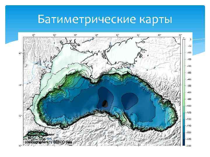 Батиметрическая карта что это