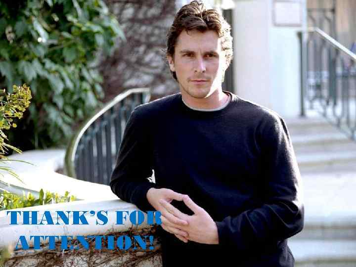 THANK’S FOR ATTENTION! 