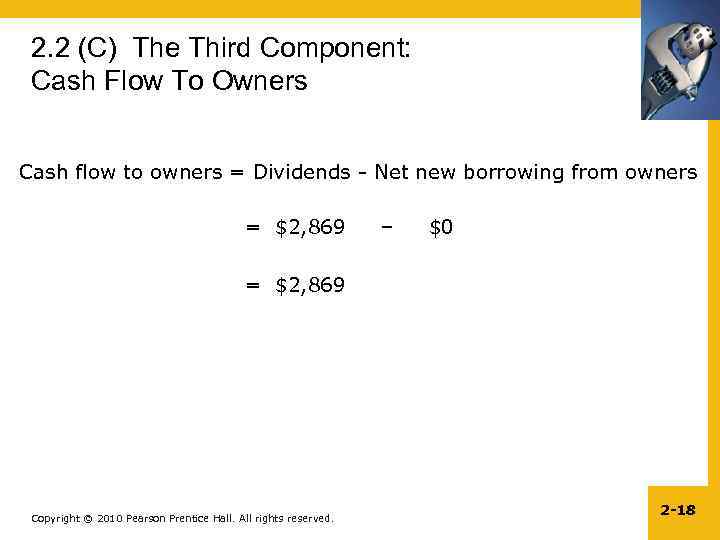 2. 2 (C) The Third Component: Cash Flow To Owners Cash flow to owners
