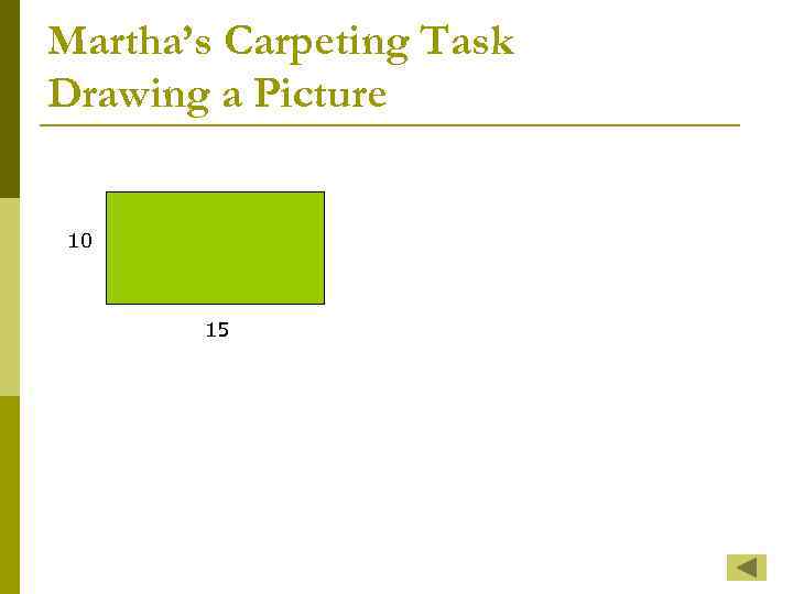 Martha’s Carpeting Task Drawing a Picture 10 15 