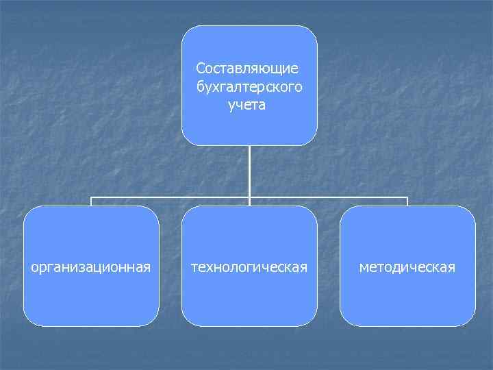 Составляющие бухгалтерского учета организационная технологическая методическая 