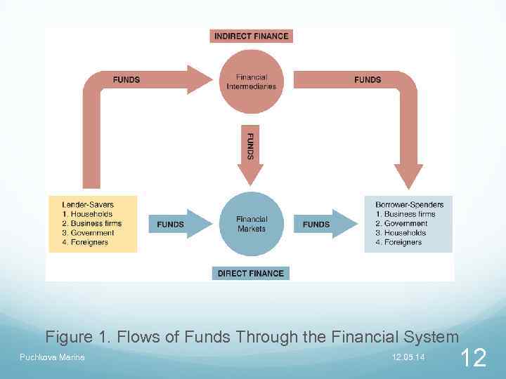 Figure 1. Flows of Funds Through the Financial System Puchkova Marina 12. 05. 14