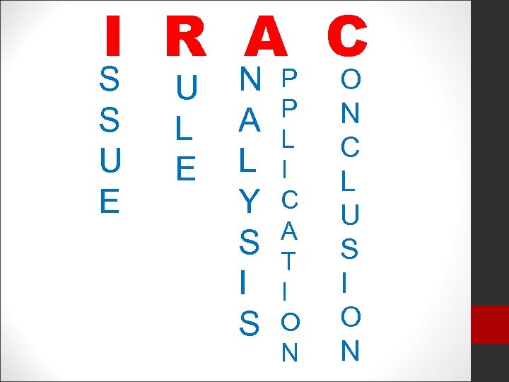 I R A C S S U E U L E N A L