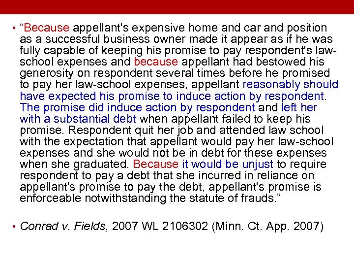  • “Because appellant's expensive home and car and position as a successful business