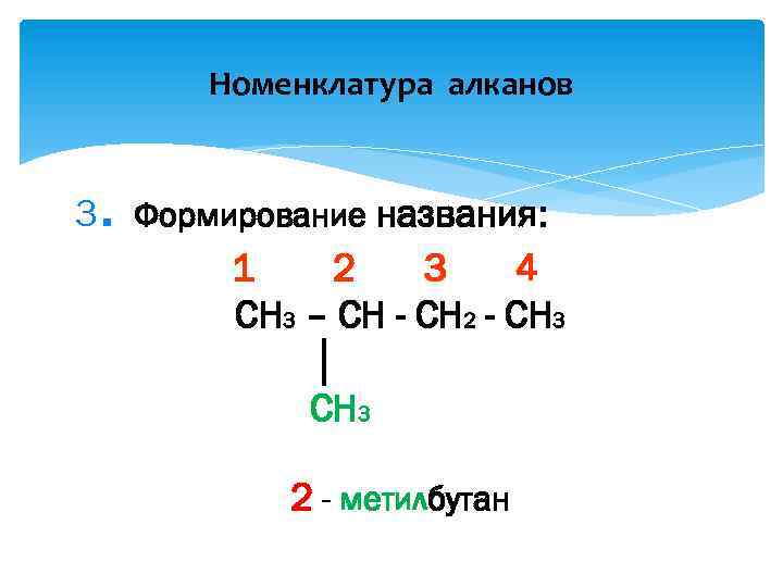 Сн3 алкан. Ch3-Ch-Ch-ch3 название алканов. Назовите следующие алканы по международной номенклатуре ch3-Ch-Ch-c-ch2-Ch-ch2. Ch2 номенклатура алканов. Алкан ch3-Ch=Ch-ch2-ch2-ch2-ch3.