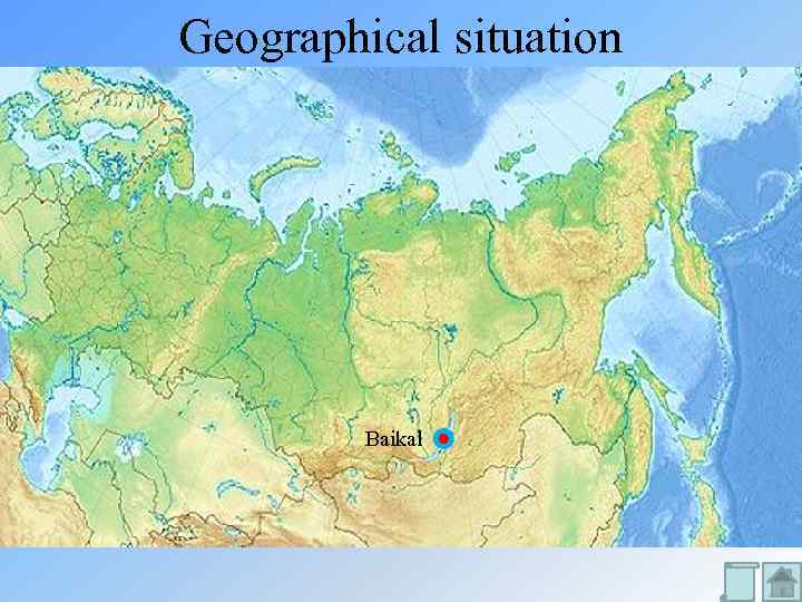 Geographical situation Baikal 