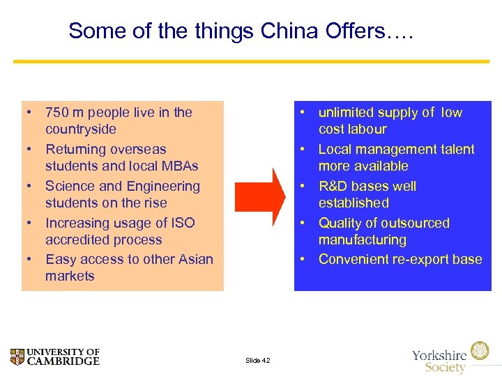 Some of the things China Offers…. • 750 m people live in the countryside