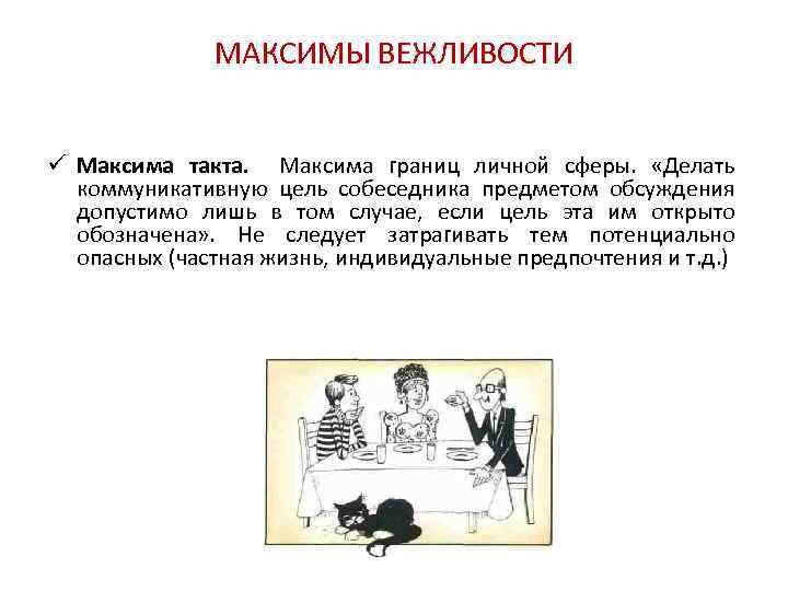 Максимы вежливости