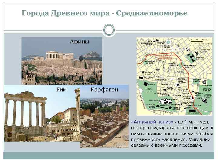 Города Древнего мира - Средиземноморье Афины Ancient Athens Рим Карфаген «Античный полис» - до