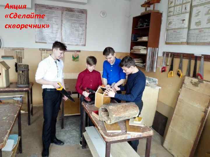 Акция «Сделайте скворечник» 