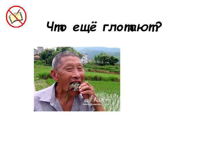 Что ещё глотают? 