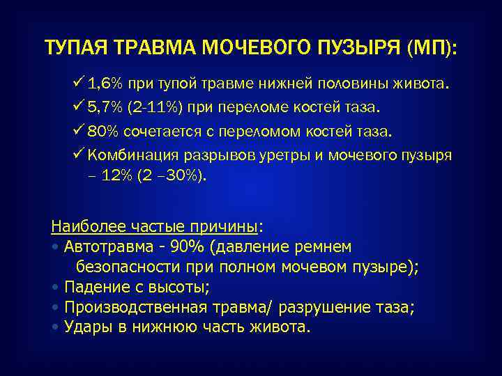 Тупая травма живота карта вызова смп