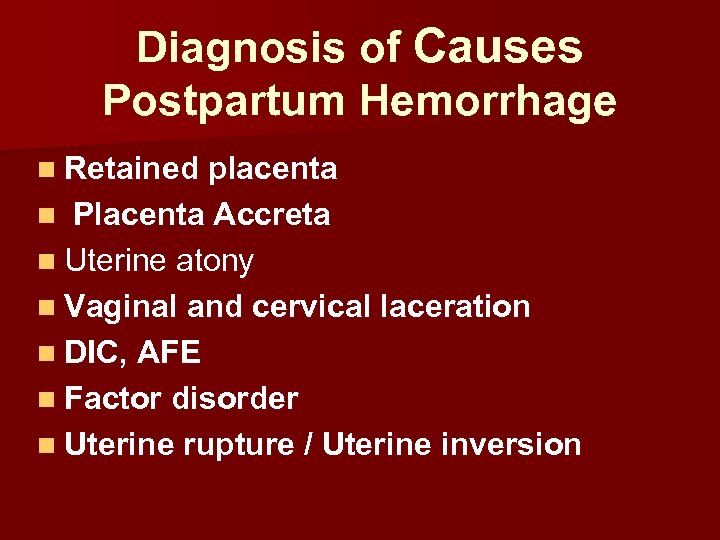 Maternal Collapse in labour ward Dr J Edward