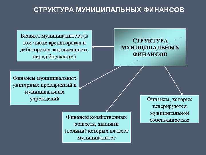 Муниципальное имущество муниципального округа. Структура муниципальных финансов. Муниципальные финансы структура. Финансовая система муниципального образования. Управление финансами муниципального образования.