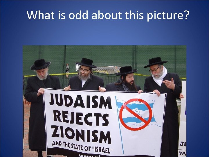 What is odd about this picture? 