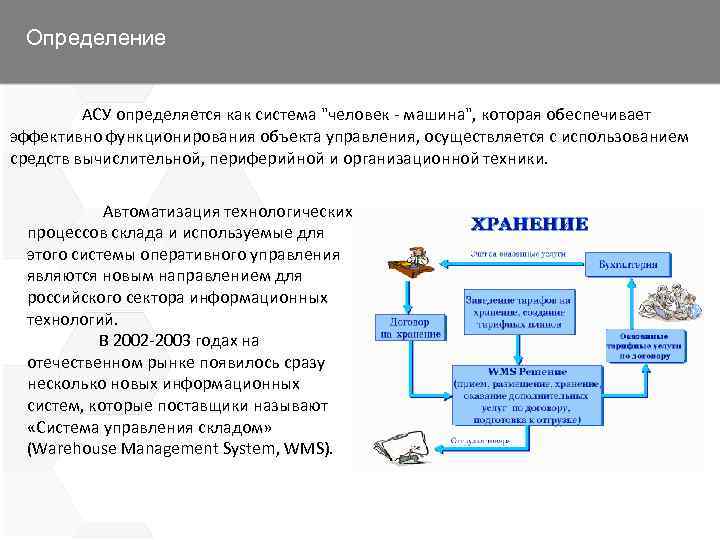 Системы управления осуществляют