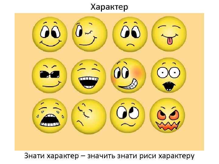 Характер Знати характер – значить знати риси характеру 