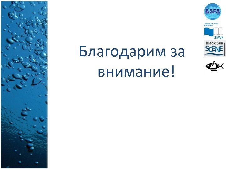 Благодарим за внимание! 