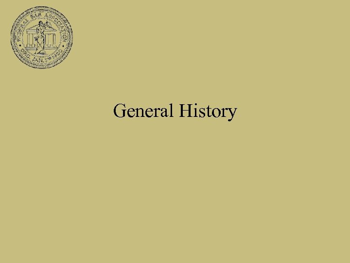 General History 