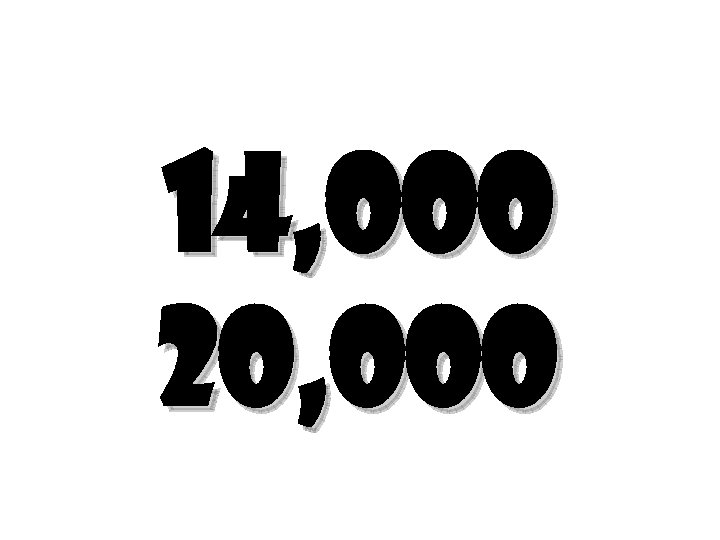 14, 000 20, 000 