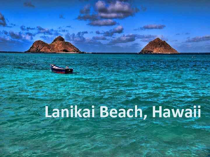 Lanikai Beach, Hawaii 