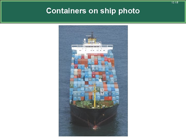 12 -18 Containers on ship photo 