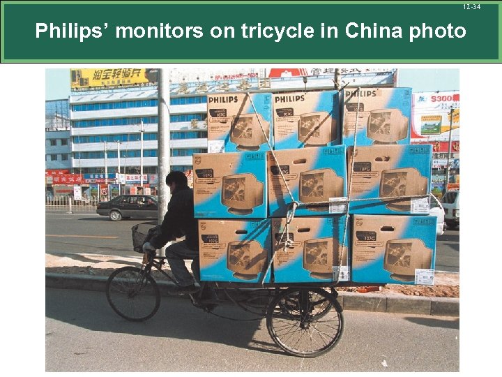 12 -34 Philips’ monitors on tricycle in China photo 