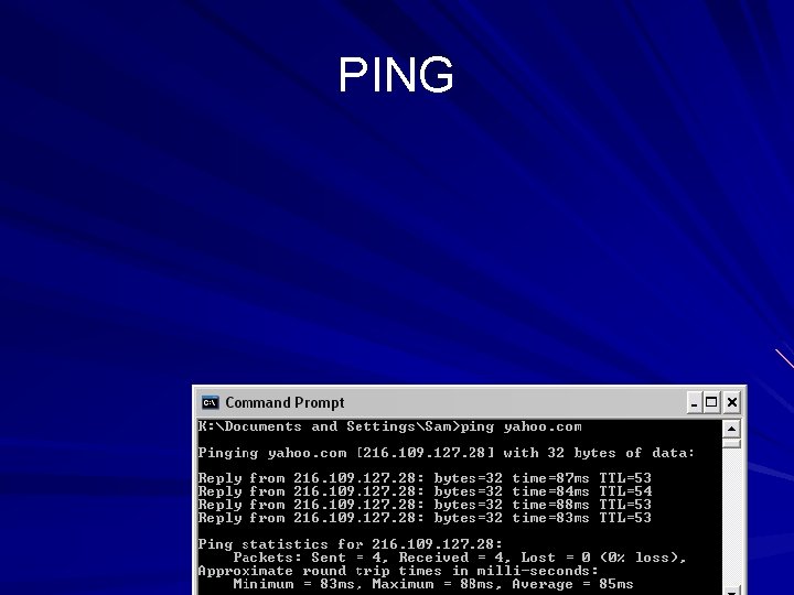 PING 