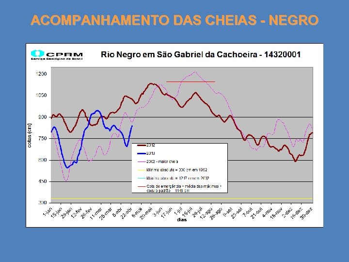 ACOMPANHAMENTO DAS CHEIAS - NEGRO 
