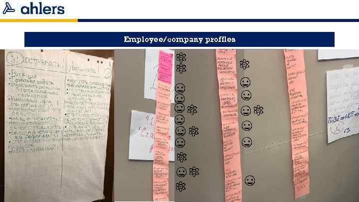 Employee/company profiles 