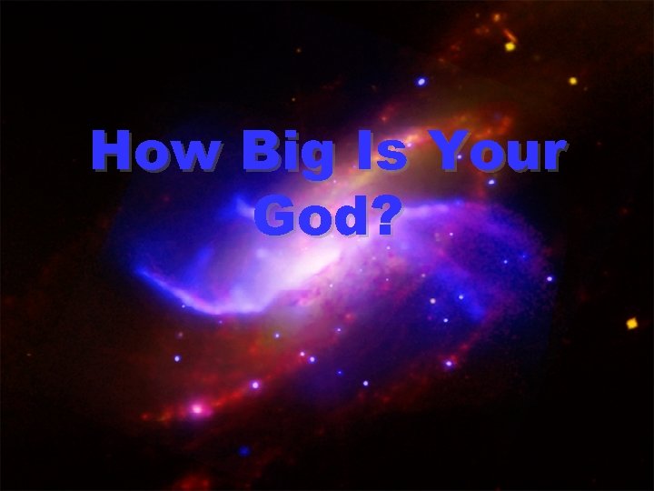 How Big Is Your God? 