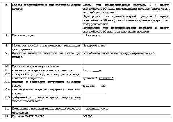 6. 7. 8. 9. 10. 1 10. 2. 10. 3 Предел огнестойкости и вид