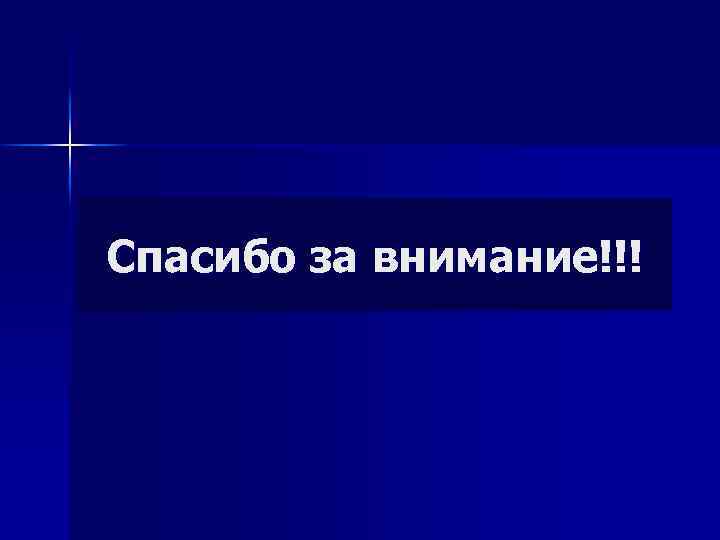 Спасибо за внимание!!! 
