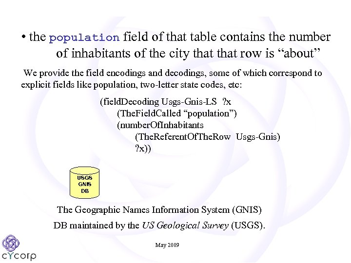  • the population field of that table contains the number of inhabitants of