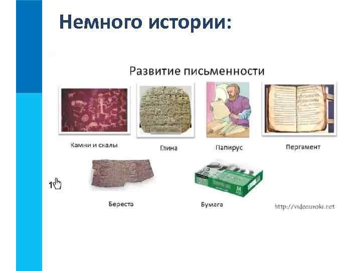 Немного истории: 