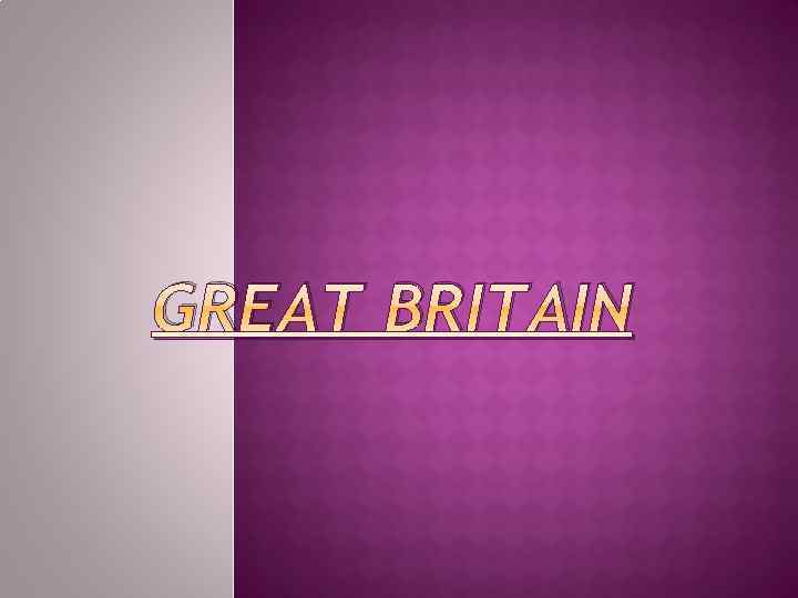 GREAT BRITAIN 