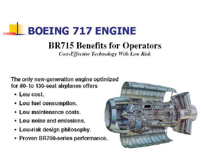 BOEING 717 ENGINE 